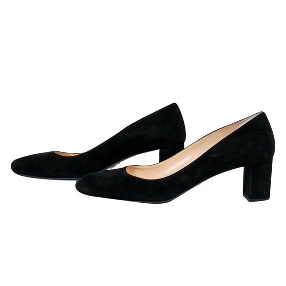 Prada Shoes - Prada Black Velvet Heels